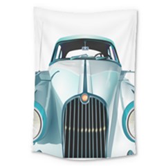 Oldtimer Car Vintage Automobile Large Tapestry by Nexatart