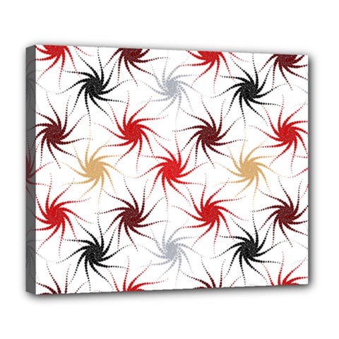 Pearly Pattern Deluxe Canvas 24  X 20   by Nexatart