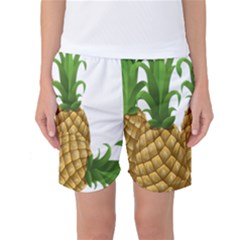 Pineapples Tropical Fruits Foods Women s Basketball Shorts by Nexatart