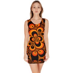 Fractals Ball About Abstract Sleeveless Bodycon Dress