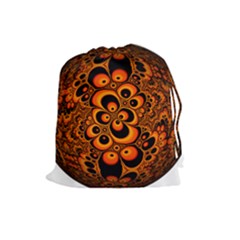 Fractals Ball About Abstract Drawstring Pouches (large) 