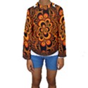 Fractals Ball About Abstract Kids  Long Sleeve Swimwear View1