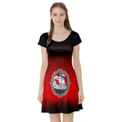 Rosie Short Sleeve Skater Dress by tonitails
