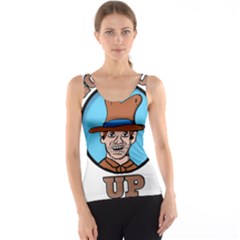 Cowboy Up Tank Top by EricsDesignz