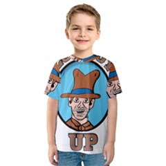 Cowboy Up Kids  Sport Mesh Tee