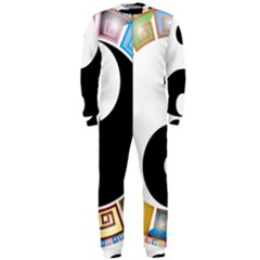 Yin Yang Eastern Asian Philosophy Onepiece Jumpsuit (men)  by Nexatart