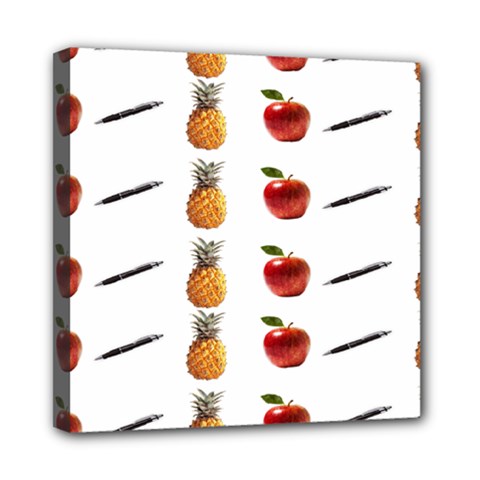 Ppap Pen Pineapple Apple Pen Mini Canvas 8  X 8  by Nexatart