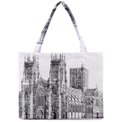 York Cathedral Vector Clipart Mini Tote Bag by Nexatart