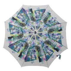 Background Color Circle Pattern Hook Handle Umbrellas (medium) by Nexatart