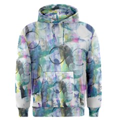 Background Color Circle Pattern Men s Pullover Hoodie