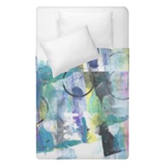 Background Color Circle Pattern Duvet Cover Double Side (single Size) by Nexatart