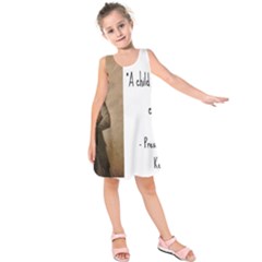 A Child Is Miseducated    Kids  Sleeveless Dress by athenastemple