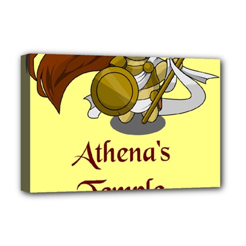 Athena s Temple Deluxe Canvas 18  X 12   by athenastemple