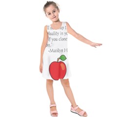 Fruit Of Education Kids  Sleeveless Dress by athenastemple
