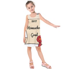 2017 Homeschool Grad! Kids  Sleeveless Dress by athenastemple