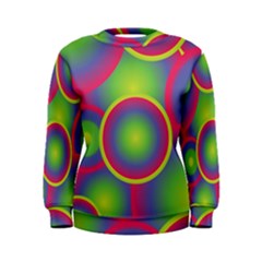 Background Colourful Circles Women s Sweatshirt