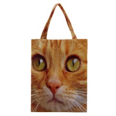 Cat Red Cute Mackerel Tiger Sweet Classic Tote Bag by Nexatart