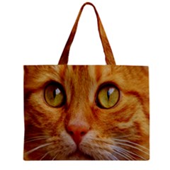 Cat Red Cute Mackerel Tiger Sweet Zipper Mini Tote Bag by Nexatart