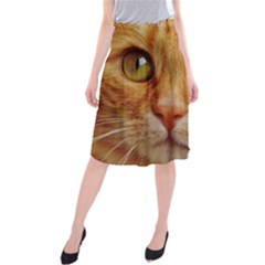 Cat Red Cute Mackerel Tiger Sweet Midi Beach Skirt
