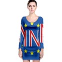 Britain Eu Remain Long Sleeve Bodycon Dress View1