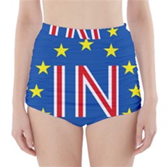 Britain Eu Remain High-waisted Bikini Bottoms by Nexatart