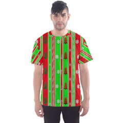 Christmas Paper Pattern Men s Sport Mesh Tee