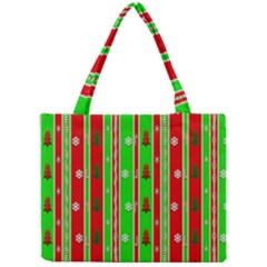 Christmas Paper Pattern Mini Tote Bag