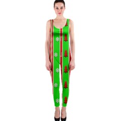 Christmas Paper Pattern OnePiece Catsuit