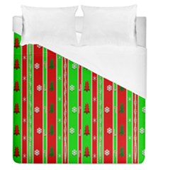 Christmas Paper Pattern Duvet Cover (Queen Size)