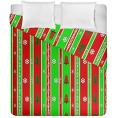 Christmas Paper Pattern Duvet Cover Double Side (California King Size)