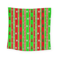 Christmas Paper Pattern Square Tapestry (Small)
