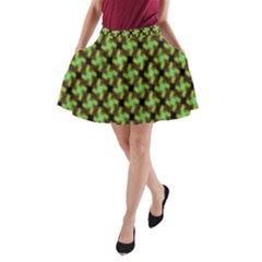 Computer Graphics Graphics Ornament A-line Pocket Skirt by Nexatart