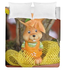 Easter Hare Easter Bunny Duvet Cover Double Side (Queen Size)