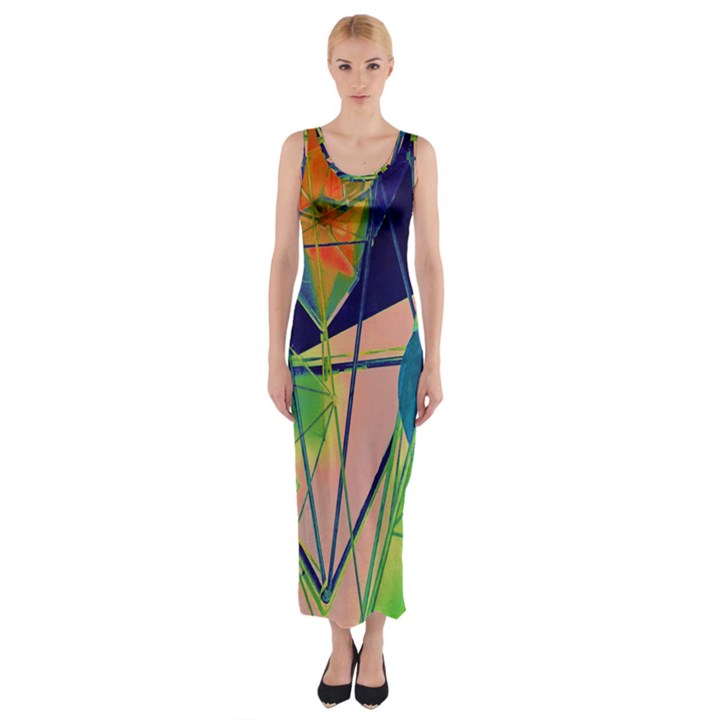 New Form Technology Fitted Maxi Dress