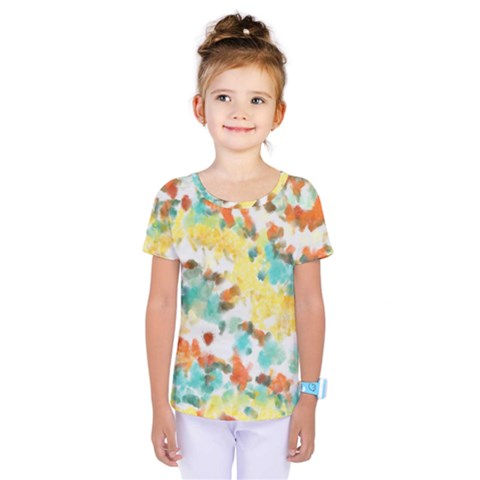 Retro Watercolors                                              Kids  One Piece Tee by LalyLauraFLM