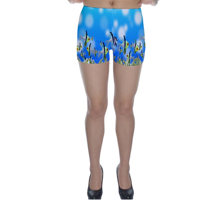 Pisces Underwater World Fairy Tale Skinny Shorts