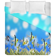 Pisces Underwater World Fairy Tale Duvet Cover Double Side (california King Size) by Nexatart