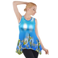 Pisces Underwater World Fairy Tale Side Drop Tank Tunic