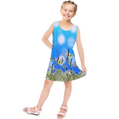 Pisces Underwater World Fairy Tale Kids  Tunic Dress by Nexatart