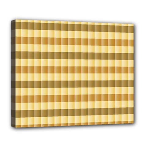 Pattern Grid Squares Texture Deluxe Canvas 24  X 20   by Nexatart