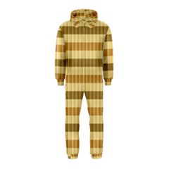 Pattern Grid Squares Texture Hooded Jumpsuit (kids) by Nexatart