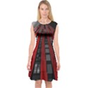 Red Building City Capsleeve Midi Dress View1