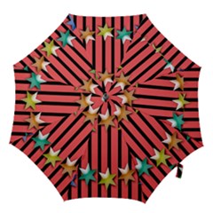 Star Christmas Greeting Hook Handle Umbrellas (large)