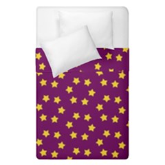 Star Christmas Red Yellow Duvet Cover Double Side (single Size) by Nexatart