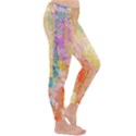 Watercolour Watercolor Paint Ink  Classic Winter Leggings View3