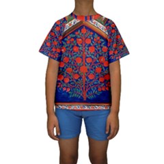 Tree Of Life Kids  Short Sleeve Swimwear by Nexatart