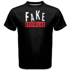 Fake Boyfriend - Men s Cotton Tee by FunnySaying