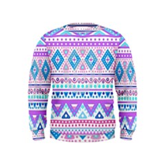 Tribal Pastel Hipster  Kids  Sweatshirt by Brittlevirginclothing