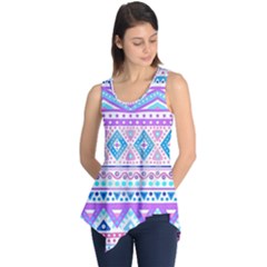 Tribal Pastel Hipster  Sleeveless Tunic by Brittlevirginclothing