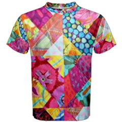 Colorful Hipster Classy Men s Cotton Tee by Brittlevirginclothing